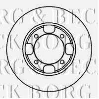Borg & beck BBD4920 Unventilated front brake disc BBD4920: Buy near me in Poland at 2407.PL - Good price!