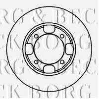 Borg & beck BBD4920 Диск гальмівний передній невентильований BBD4920: Приваблива ціна - Купити у Польщі на 2407.PL!