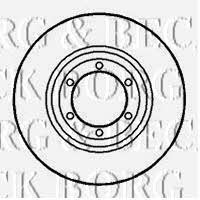 Borg & beck BBD4921 Front brake disc ventilated BBD4921: Buy near me in Poland at 2407.PL - Good price!