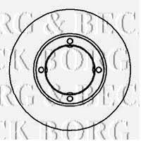 Borg & beck BBD4922 Диск гальмівний передній невентильований BBD4922: Купити у Польщі - Добра ціна на 2407.PL!