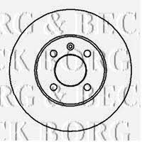 Borg & beck BBD4925 Brake disc BBD4925: Buy near me at 2407.PL in Poland at an Affordable price!