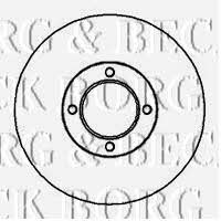 Borg & beck BBD4939 Front brake disc ventilated BBD4939: Buy near me in Poland at 2407.PL - Good price!