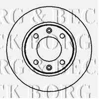 Borg & beck BBD4979 Rear brake disc, non-ventilated BBD4979: Buy near me in Poland at 2407.PL - Good price!
