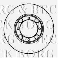 Borg & beck BBD4990 Диск гальмівний передній вентильований BBD4990: Приваблива ціна - Купити у Польщі на 2407.PL!