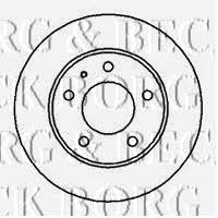 Borg & beck BBD4997 Front brake disc ventilated BBD4997: Buy near me in Poland at 2407.PL - Good price!