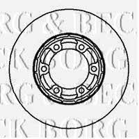 Borg & beck BBD5098 Front brake disc ventilated BBD5098: Buy near me in Poland at 2407.PL - Good price!