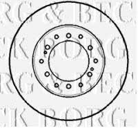 Borg & beck BBD5111 Rear ventilated brake disc BBD5111: Buy near me at 2407.PL in Poland at an Affordable price!