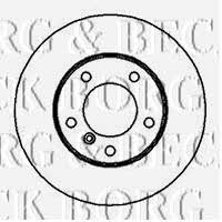 Borg & beck BBD5149 Unventilated front brake disc BBD5149: Buy near me in Poland at 2407.PL - Good price!