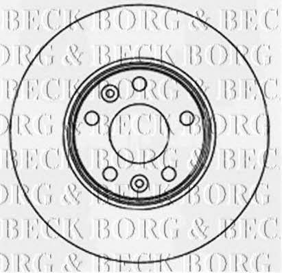 Borg & beck BBD5163 Front brake disc ventilated BBD5163: Buy near me at 2407.PL in Poland at an Affordable price!