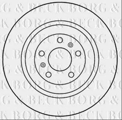 Borg & beck BBD5274 Тормозной диск задний вентилируемый BBD5274: Отличная цена - Купить в Польше на 2407.PL!