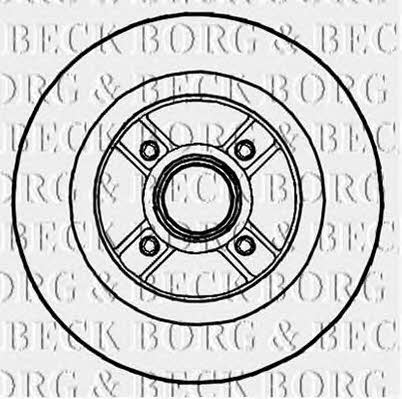 Borg & beck BBD5721S Bremsscheibe hinten, unbelüftet BBD5721S: Kaufen Sie zu einem guten Preis in Polen bei 2407.PL!