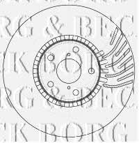 Borg & beck BBD5783S Wentylowana przednia tarcza hamulcowa BBD5783S: Dobra cena w Polsce na 2407.PL - Kup Teraz!
