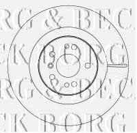 Borg & beck BBD5790S Front brake disc ventilated BBD5790S: Buy near me in Poland at 2407.PL - Good price!