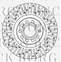 Borg & beck BBD5791S Front brake disc ventilated BBD5791S: Buy near me in Poland at 2407.PL - Good price!