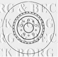 Borg & beck BBD5802S Front brake disc ventilated BBD5802S: Buy near me in Poland at 2407.PL - Good price!