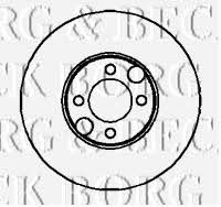 Borg & beck BBD5860S Tarcza hamulcowa tylna, niewentylowana BBD5860S: Dobra cena w Polsce na 2407.PL - Kup Teraz!