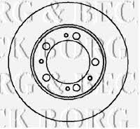 Borg & beck BBD5864S Front brake disc ventilated BBD5864S: Buy near me in Poland at 2407.PL - Good price!