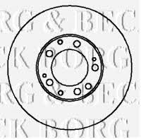 Borg & beck BBD5865S Brake disc BBD5865S: Buy near me at 2407.PL in Poland at an Affordable price!
