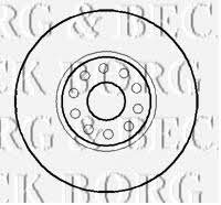 Borg & beck BBD5883S Диск гальмівний передній вентильований BBD5883S: Приваблива ціна - Купити у Польщі на 2407.PL!