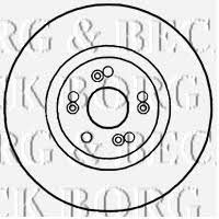 Borg & beck BBD5928S Wentylowana przednia tarcza hamulcowa BBD5928S: Dobra cena w Polsce na 2407.PL - Kup Teraz!