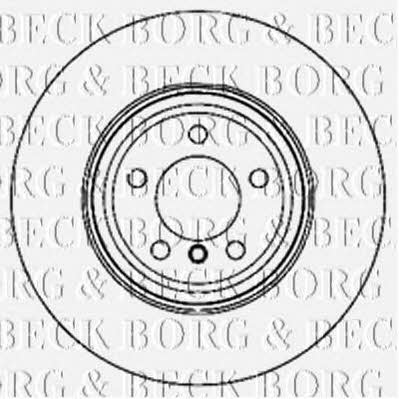 Borg & beck BBD5938S Тормозной диск передний вентилируемый BBD5938S: Отличная цена - Купить в Польше на 2407.PL!