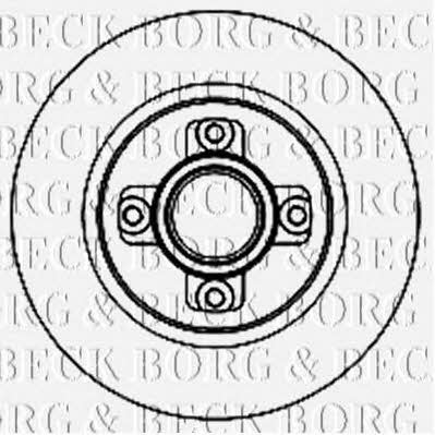 Borg & beck BBD5940S Rear brake disc, non-ventilated BBD5940S: Buy near me in Poland at 2407.PL - Good price!