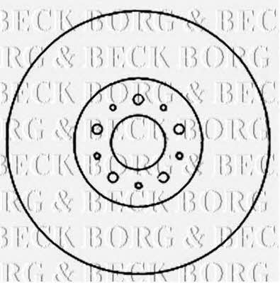 Borg & beck BBD5945S Front brake disc ventilated BBD5945S: Buy near me in Poland at 2407.PL - Good price!