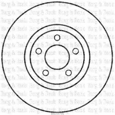 Borg & beck BBD5979S Диск тормозной BBD5979S: Отличная цена - Купить в Польше на 2407.PL!