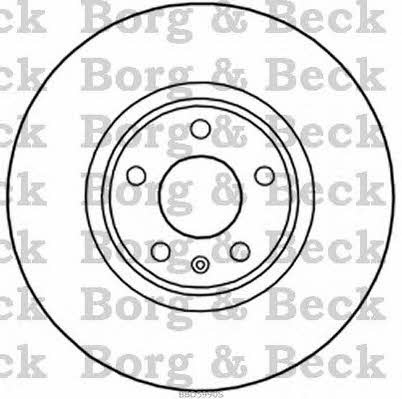 Borg & beck BBD5990S Front brake disc ventilated BBD5990S: Buy near me in Poland at 2407.PL - Good price!