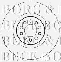 Borg & beck BBD6011S Front brake disc ventilated BBD6011S: Buy near me in Poland at 2407.PL - Good price!
