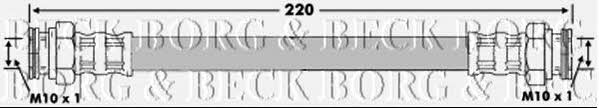 Borg & beck BBH6093 Przewód hamulcowy elastyczny BBH6093: Dobra cena w Polsce na 2407.PL - Kup Teraz!