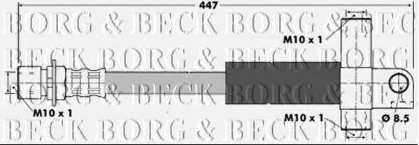Borg & beck BBH6167 Przewód hamulcowy elastyczny BBH6167: Dobra cena w Polsce na 2407.PL - Kup Teraz!