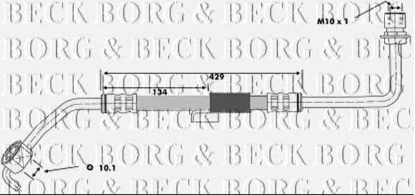 Borg & beck BBH6178 Гальмівний шланг BBH6178: Приваблива ціна - Купити у Польщі на 2407.PL!