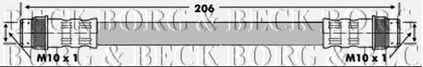 Borg & beck BBH6274 Przewód hamulcowy elastyczny BBH6274: Atrakcyjna cena w Polsce na 2407.PL - Zamów teraz!