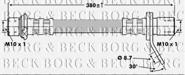Borg & beck BBH6752 Przewód hamulcowy elastyczny BBH6752: Dobra cena w Polsce na 2407.PL - Kup Teraz!