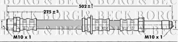 Borg & beck BBH6763 Bremsschlauch BBH6763: Kaufen Sie zu einem guten Preis in Polen bei 2407.PL!