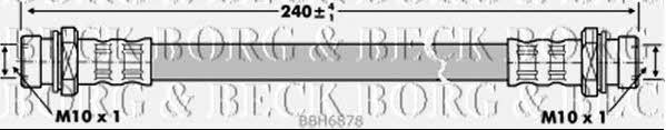 Borg & beck BBH6878 Тормозной шланг BBH6878: Отличная цена - Купить в Польше на 2407.PL!