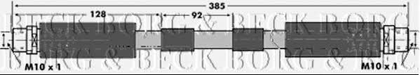 Borg & beck BBH6918 Гальмівний шланг BBH6918: Приваблива ціна - Купити у Польщі на 2407.PL!