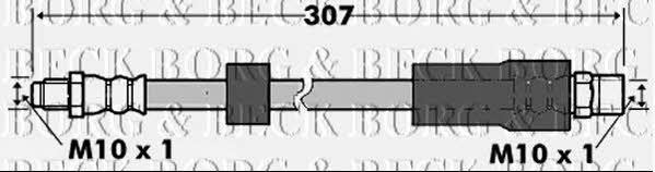 Borg & beck BBH6928 Bremsschlauch BBH6928: Kaufen Sie zu einem guten Preis in Polen bei 2407.PL!