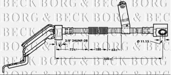 Borg & beck BBH6931 Brake Hose BBH6931: Buy near me at 2407.PL in Poland at an Affordable price!