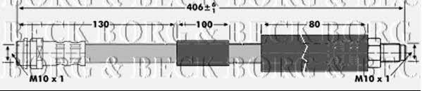 Borg & beck BBH7092 Przewód hamulcowy elastyczny BBH7092: Dobra cena w Polsce na 2407.PL - Kup Teraz!