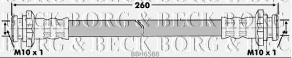 Borg & beck BBH6588 Przewód hamulcowy elastyczny BBH6588: Dobra cena w Polsce na 2407.PL - Kup Teraz!