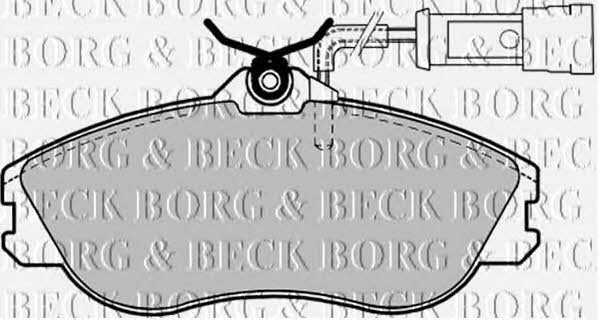 Borg & beck BBP1124 Тормозные колодки дисковые, комплект BBP1124: Отличная цена - Купить в Польше на 2407.PL!