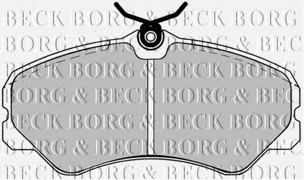 Borg & beck BBP1125 Brake Pad Set, disc brake BBP1125: Buy near me in Poland at 2407.PL - Good price!