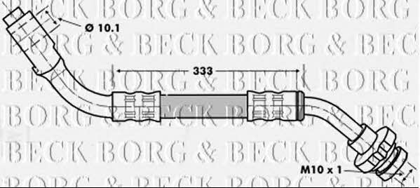 Borg & beck BBH7155 Brake Hose BBH7155: Buy near me in Poland at 2407.PL - Good price!