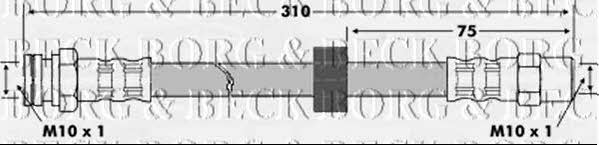 Borg & beck BBH7188 Przewód hamulcowy elastyczny BBH7188: Dobra cena w Polsce na 2407.PL - Kup Teraz!