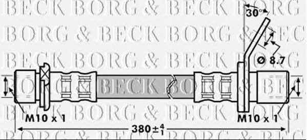 Borg & beck BBH7219 Przewód hamulcowy elastyczny BBH7219: Dobra cena w Polsce na 2407.PL - Kup Teraz!