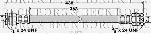 Borg & beck BBH7370 Brake Hose BBH7370: Buy near me at 2407.PL in Poland at an Affordable price!