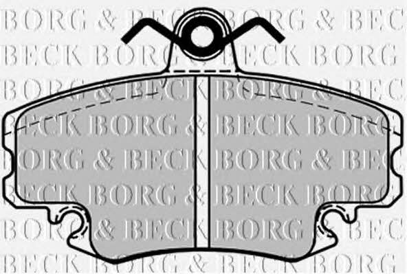 Borg & beck BBP1386 Тормозные колодки дисковые, комплект BBP1386: Отличная цена - Купить в Польше на 2407.PL!