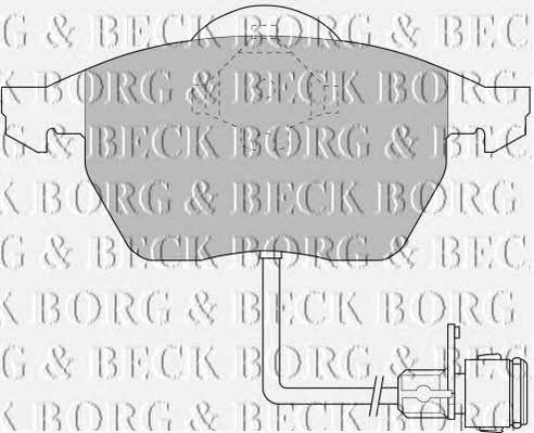 Borg & beck BBP1392 Гальмівні колодки, комплект BBP1392: Приваблива ціна - Купити у Польщі на 2407.PL!